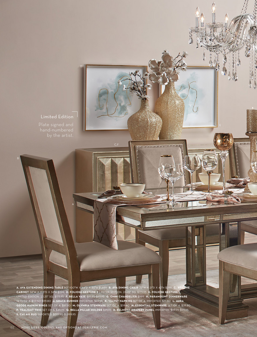 z gallerie ava dining table