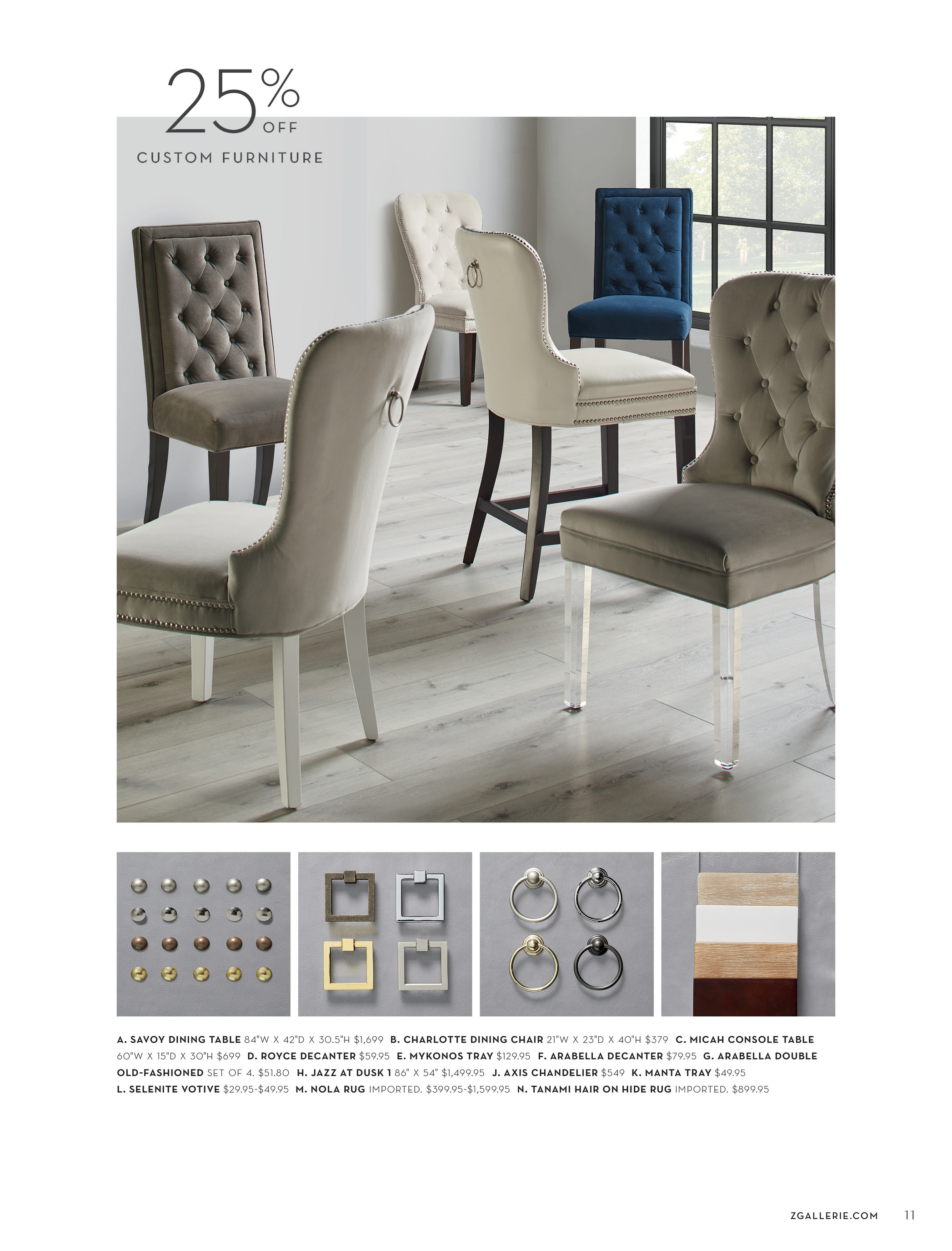 Z Gallerie - DESIGNED BY YOU - Page 1 Z Gallerie - DESIGNED BY YOU - Page 1