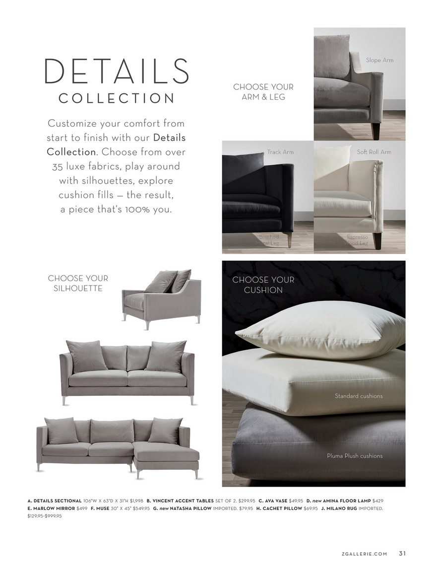 Z gallerie online cuddler