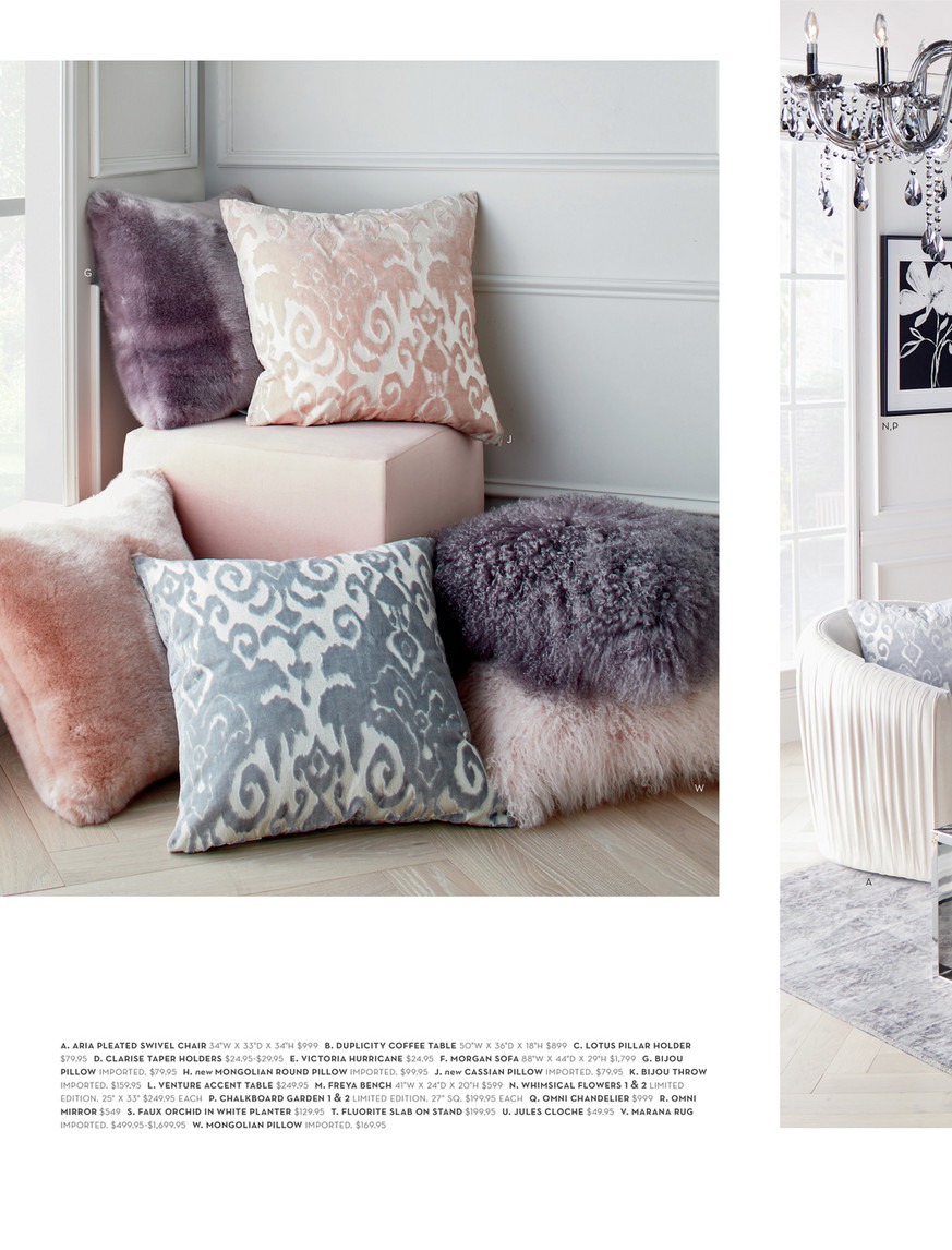 Z Gallerie - Fall 2020 - Aria Channeled Swivel Chair - Velvet Grey