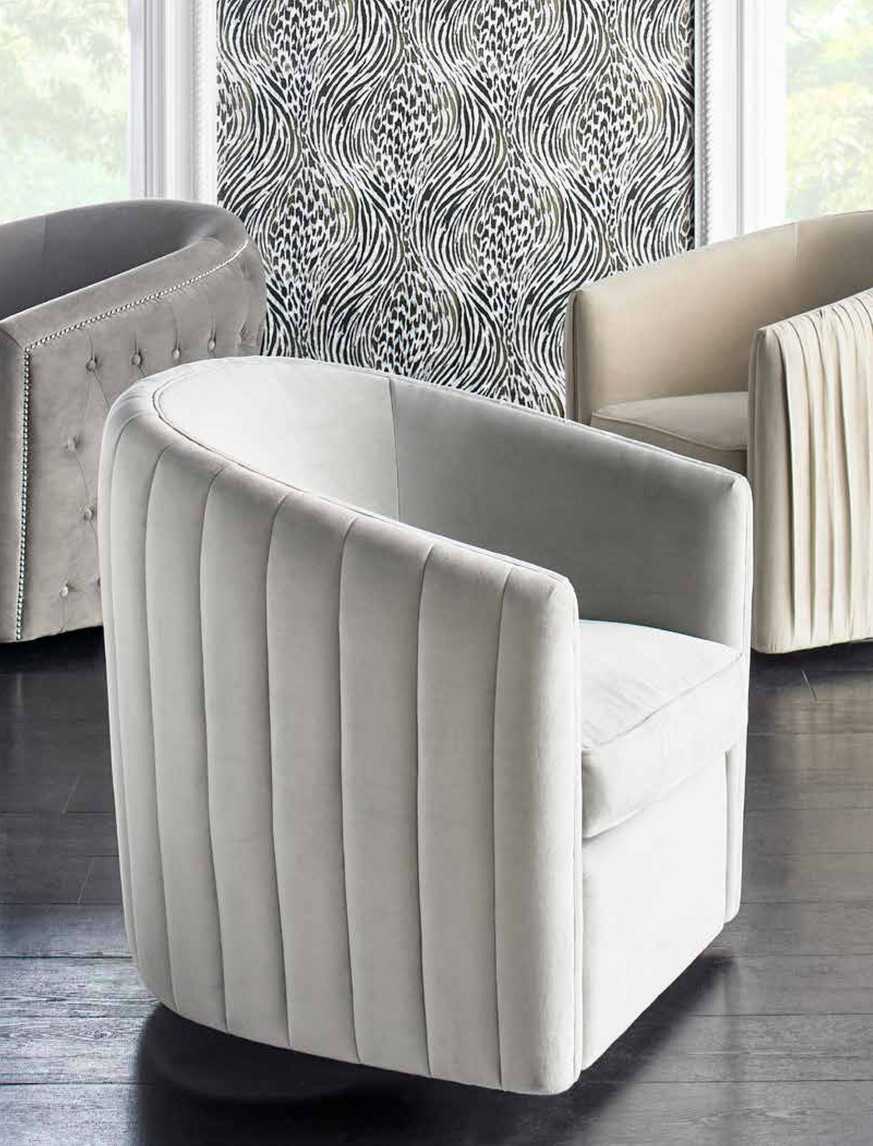 Z gallerie round discount chair