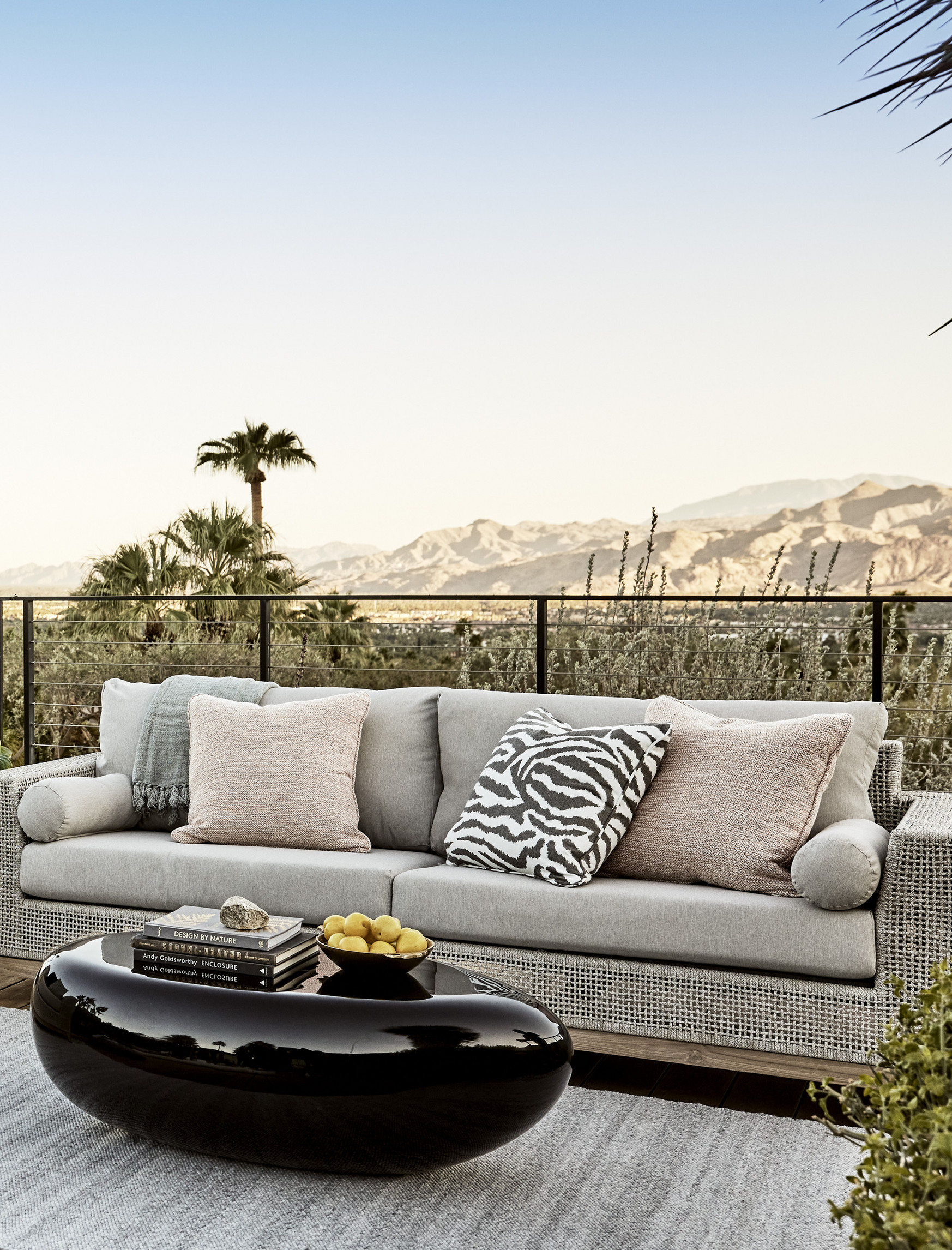 Z Gallerie - OUTDOOR OASIS - Savannah Outdoor Sofa - Chambray