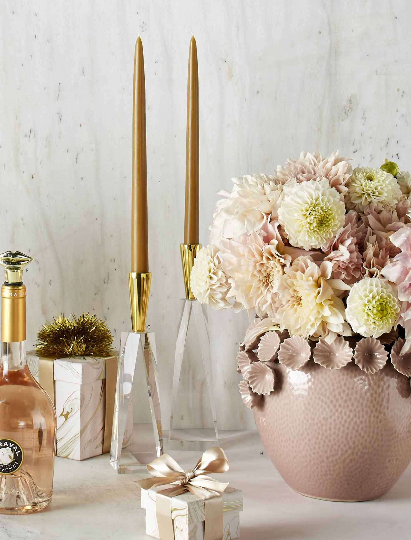 VALERIA VASI オレンジ Bubbles Ambar フラワーベース 754e70c5-d9e5-4420-8ea2-