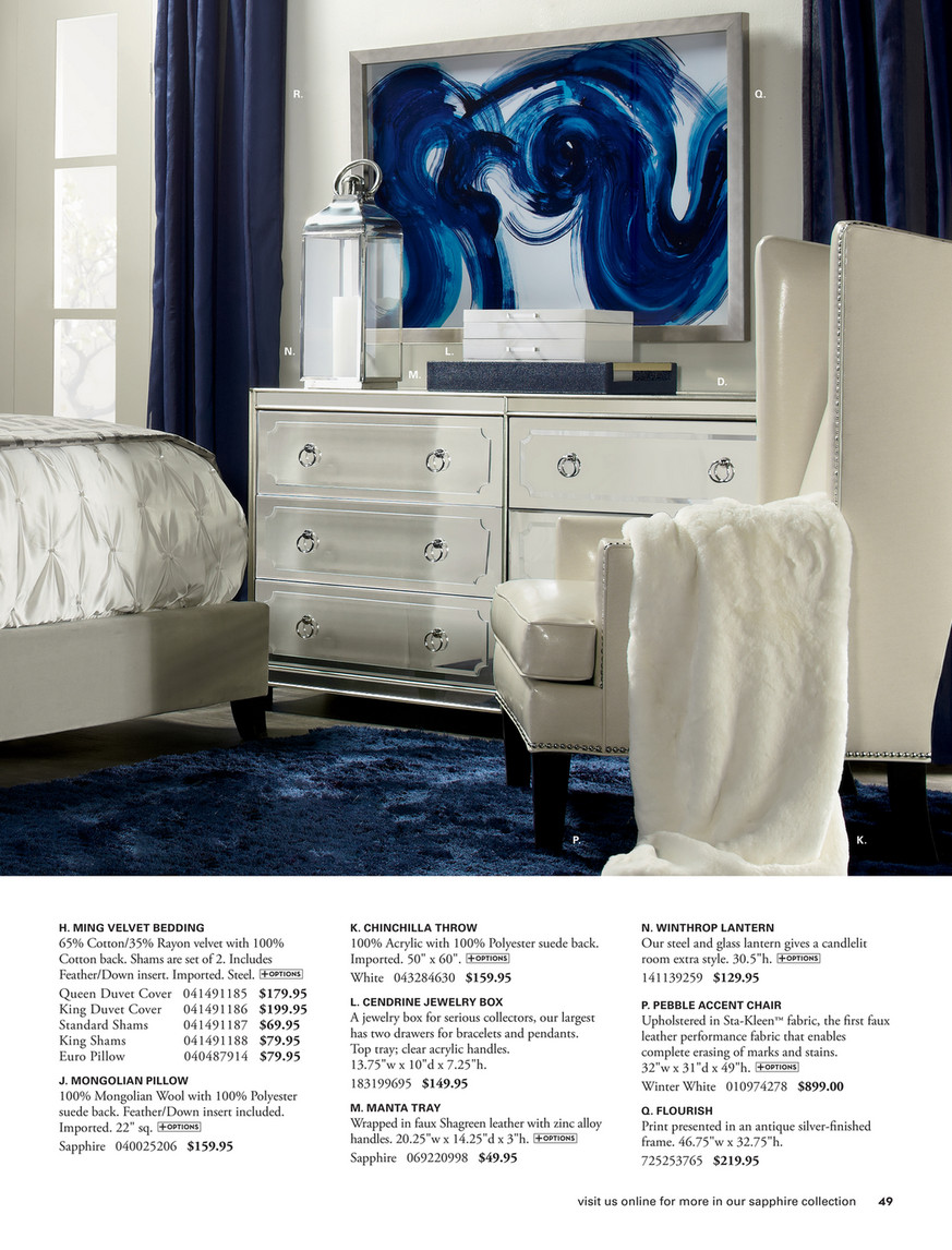 Z Gallerie Live In Color Simplicity Mirrored 6 Drawer Dresser