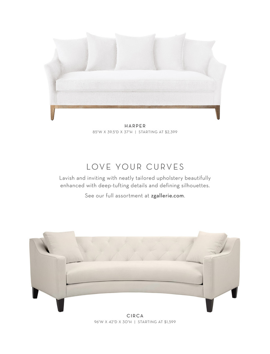 Z gallerie tufted sofa online
