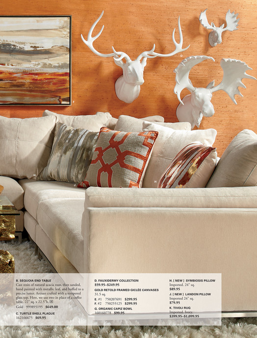 Z Gallerie Fashion Inside And Out Deer Head 39 H