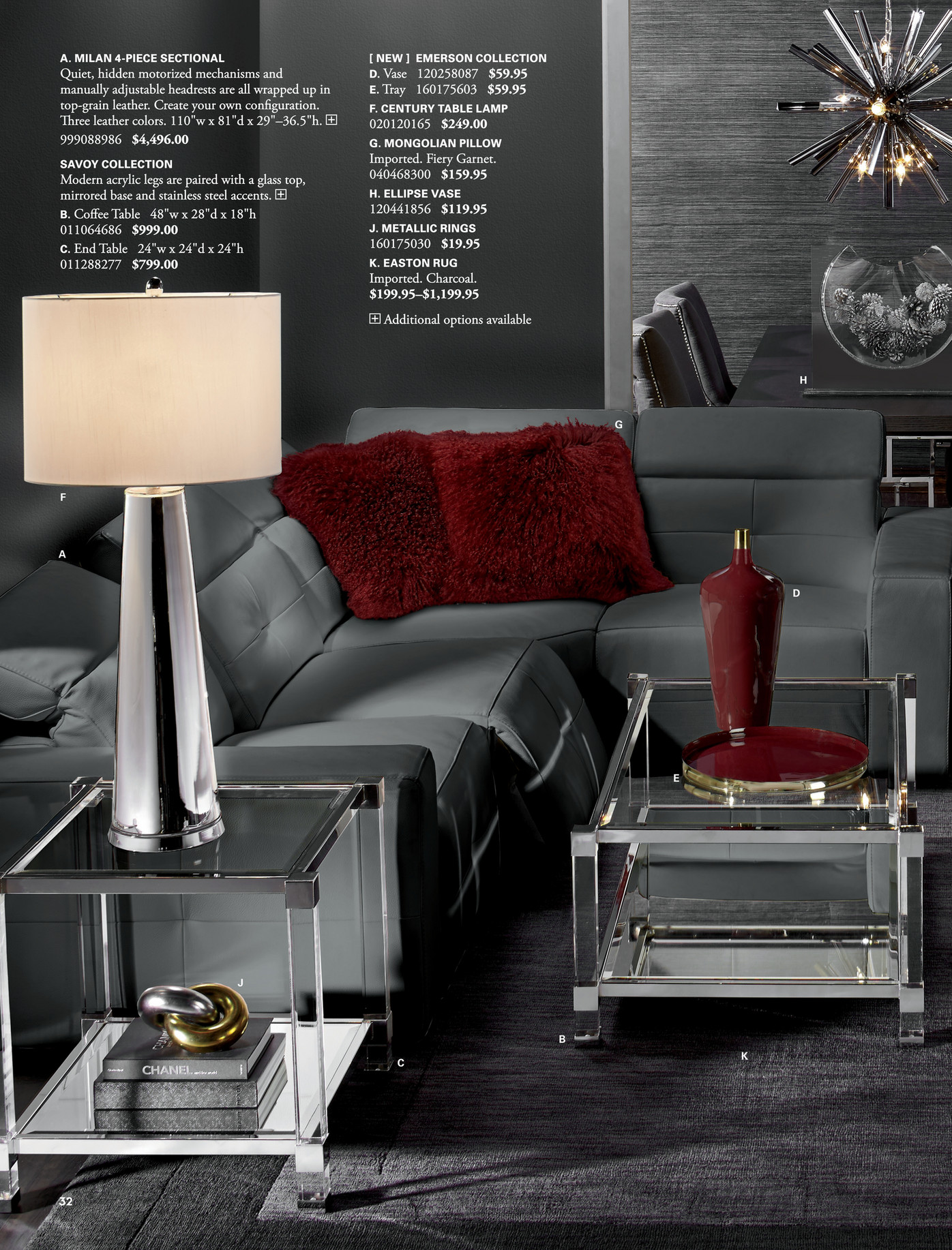 Z Gallerie Make Your Holiday Memorable Savoy Coffee Table