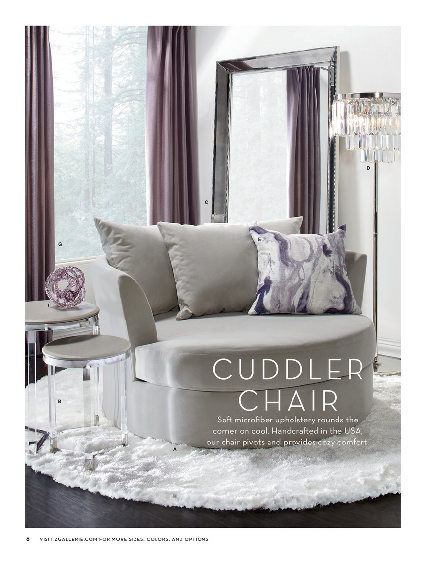 Z Gallerie Modern Glam Euclid Mirror